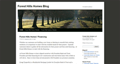 Desktop Screenshot of blog.foresthillshomesllc.com